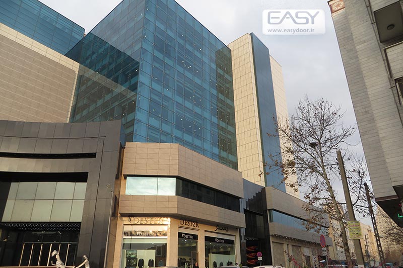 آسان درب تولیدکننده دربهای ضد حریق استنلس استیل ضد سرقت آکوستیک در مجتمع تجاری کورش